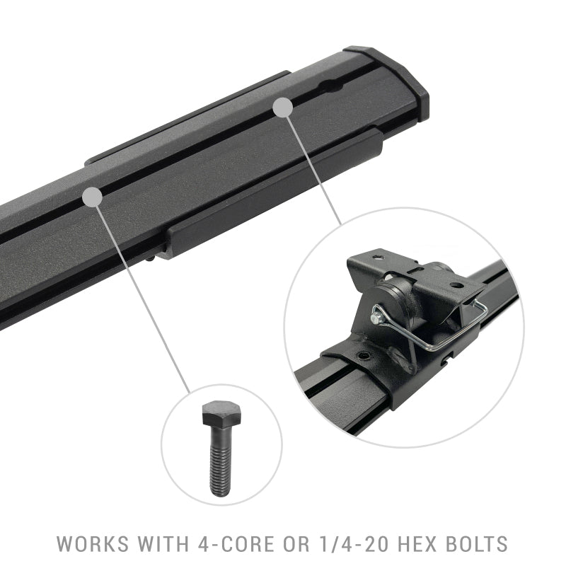 Go Rhino 20-22 Jeep Gladiator JT/16-22 Toy. Tacoma/05-21 Nssn Frontier XRS Cross Bars Kit - Tex. Blk Go Rhino 20-22 Jeep Gladiator JT/16-22 Toy. Tacoma/05-21 Nssn Frontier XRS Cross Bars Kit - Tex. Blk