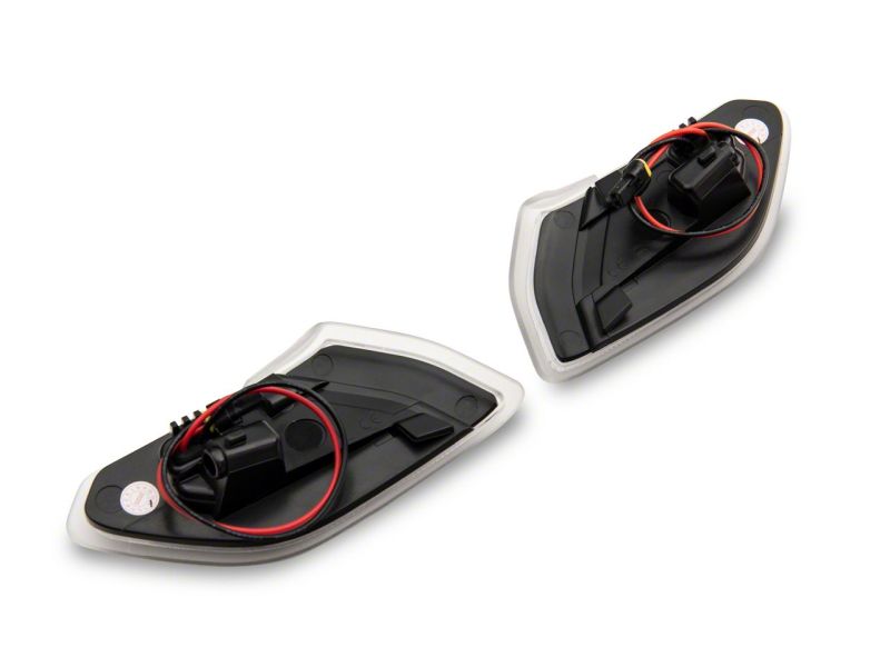 Raxiom 18-23 Jeep Wrangler JL Axial Series LED Fender Flare Marker Lights- Clear Raxiom 18-23 Jeep Wrangler JL Axial Series LED Fender Flare Marker Lights- Clear