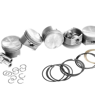 Mahle OE GMC Trk 3.5L I-5 Vin 6 2004-2006 Canyon Colorado Hummer H3 2006+ Piston Set (Set of 5)