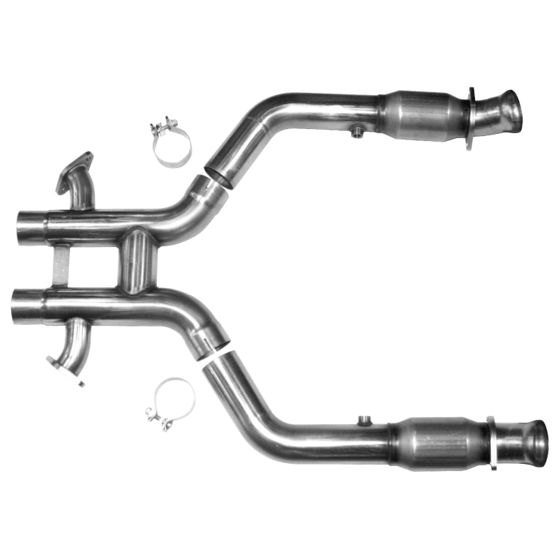 Kooks 12-13 Ford Mustang 302 Boss Edition 1-3/4 x 3 Header & Catted H-Pipe Kit Kooks 12-13 Ford Mustang 302 Boss Edition 1-3/4 x 3 Header & Catted H-Pipe Kit