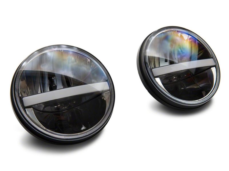 Raxiom 97-18 Jeep Wrangler TJ & JK Axial 7-In LED Headlights w/ DRL - Blk Housing (Clear Lens) Raxiom 97-18 Jeep Wrangler TJ & JK Axial 7-In LED Headlights w/ DRL - Blk Housing (Clear Lens)