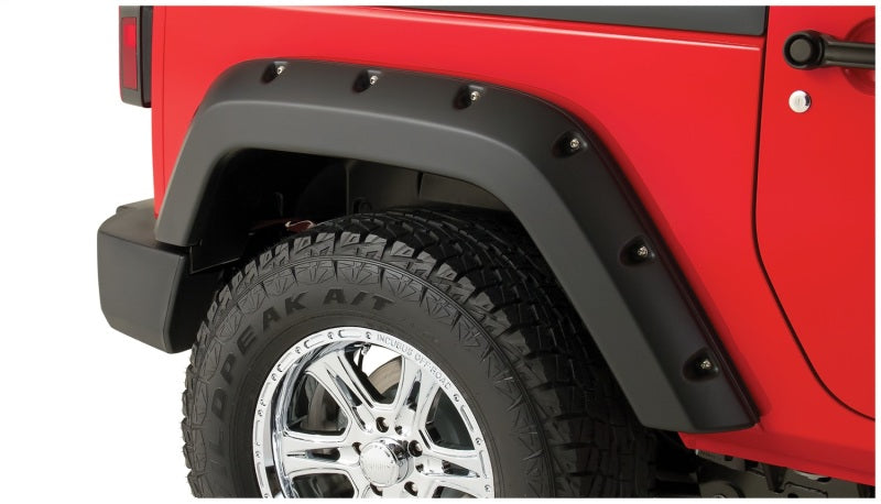 Bushwacker 17-18 Ford F-250 Super Duty Pocket Style Flares 2pc - Black Bushwacker 17-18 Ford F-250 Super Duty Pocket Style Flares 2pc - Black