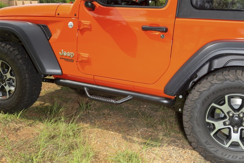 Rugged Ridge Spartan Nerf Bar Textured Black 18-20 Jeep Wrangler JL 2 Door Rugged Ridge Spartan Nerf Bar Textured Black 18-20 Jeep Wrangler JL 2 Door