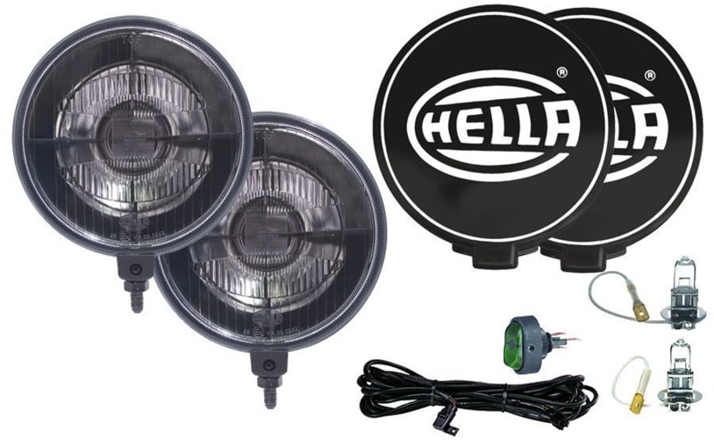 Hella 500 Series 12V Black Magic Halogen Driving Lamp Kit Hella 500 Series 12V Black Magic Halogen Driving Lamp Kit
