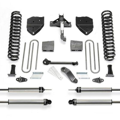 Fabtech 17-21 Ford F250/F350 4WD Gas 4in Basic Sys w/Dlss Shks