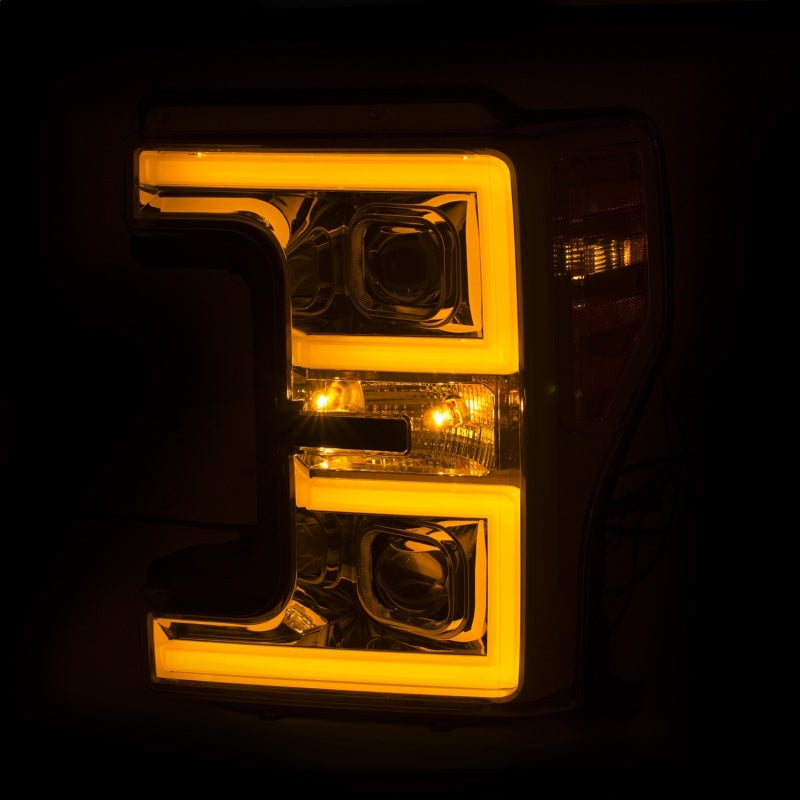 ANZO LED Headlights 17-18 Ford F-250 Super Duty Plank-Style L.E.D. Headlight Chrome (Pair) ANZO LED Headlights 17-18 Ford F-250 Super Duty Plank-Style L.E.D. Headlight Chrome (Pair)