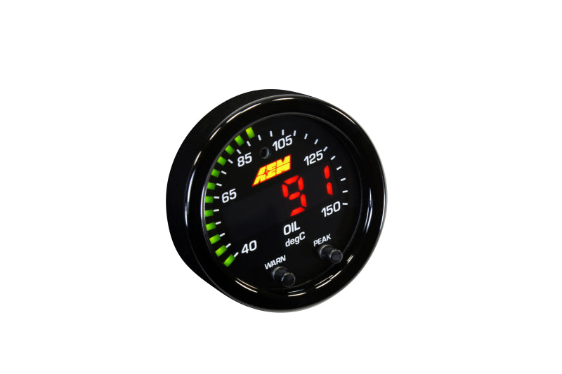 AEM X-Series Temperature 100-300F Gauge Kit (ONLY Black Bezel and Water Temp. Faceplate) AEM X-Series Temperature 100-300F Gauge Kit (ONLY Black Bezel and Water Temp. Faceplate)