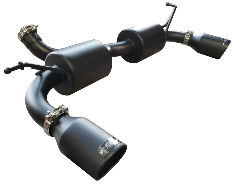 Injen 07-17 Jeep Wrangler JK 3.6L/3.8L 63mm Stealth Black Axle-back Exhaust w/ 4in Black Tips Injen 07-17 Jeep Wrangler JK 3.6L/3.8L 63mm Stealth Black Axle-back Exhaust w/ 4in Black Tips