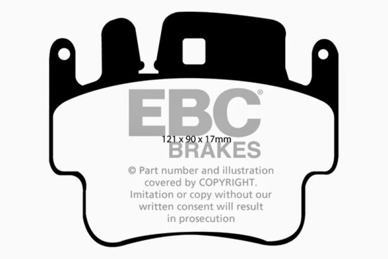 EBC 98-05 Porsche 911 (996) (Cast Iron Rotor only) 3.4 Carrera 2 Bluestuff Front Brake Pads EBC 98-05 Porsche 911 (996) (Cast Iron Rotor only) 3.4 Carrera 2 Bluestuff Front Brake Pads