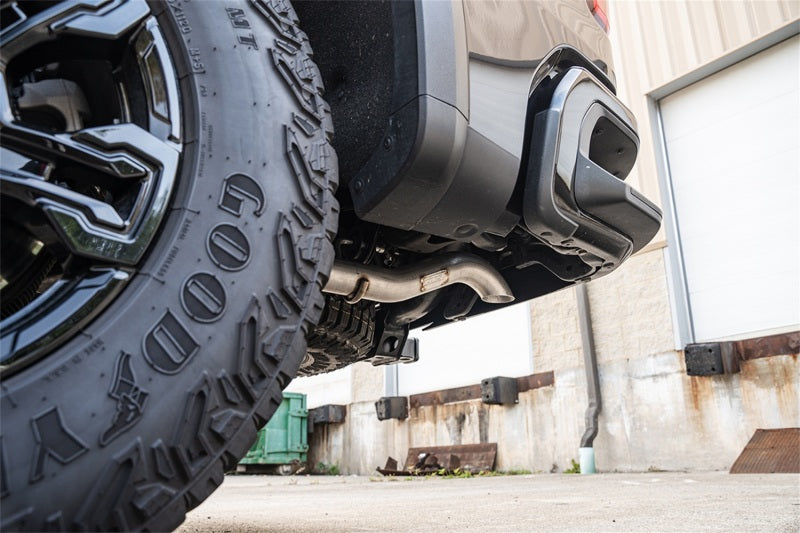 Corsa 2022-2024 Chevrolet Silverado 1500 Cat-Back Dual Rear Exit with Turn Down Tail Pipes Corsa 2022-2024 Chevrolet Silverado 1500 Cat-Back Dual Rear Exit with Turn Down Tail Pipes
