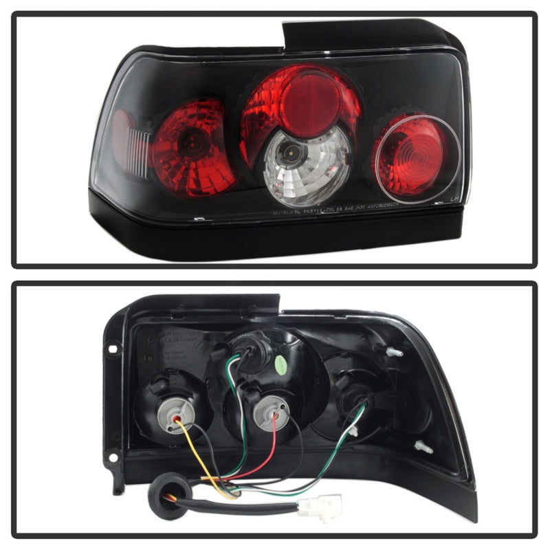 Spyder Toyota Corolla 93-97 Euro Style Tail Lights Black ALT-YD-TC93-BK Spyder Toyota Corolla 93-97 Euro Style Tail Lights Black ALT-YD-TC93-BK