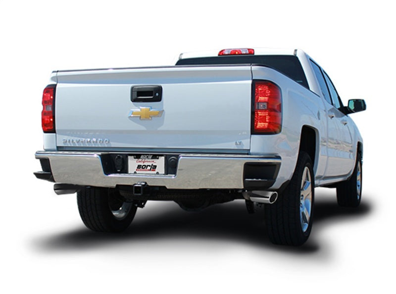 Borla 14 Silv/Sierra C/B Exh Touring 1500 5.3L V8 AT/MT 2&4WD Ext Cab (78.7) Crew Cab(69.3) 143.5 WB Borla 14 Silv/Sierra C/B Exh Touring 1500 5.3L V8 AT/MT 2&4WD Ext Cab (78.7) Crew Cab(69.3) 143.5 WB