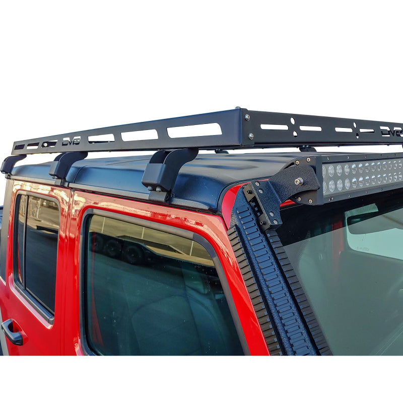 DV8 Offroad 07-18 Jeep Wrangler JK 4 DR / JL 2 DR & JT / 18+ Gladiator Roof Rack DV8 Offroad 07-18 Jeep Wrangler JK 4 DR / JL 2 DR & JT / 18+ Gladiator Roof Rack