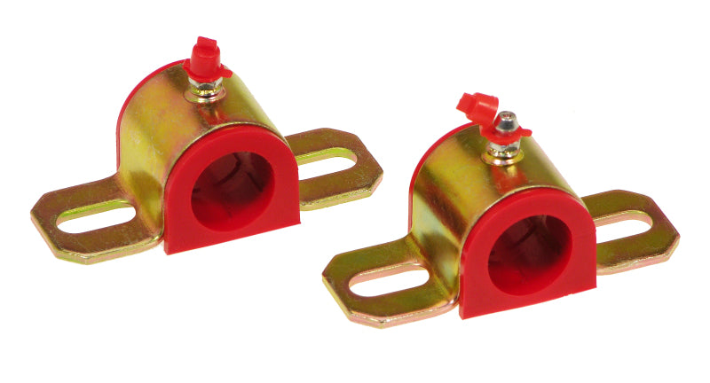Prothane Universal Greasable Sway Bar Bushings - 15/16in - Type A Bracket - Red Prothane Universal Greasable Sway Bar Bushings - 15/16in - Type A Bracket - Red