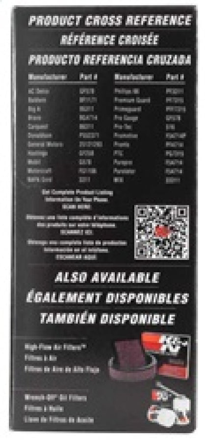 K&N Cellulose Media Fuel Filter 3in OD x 5.625in L K&N Cellulose Media Fuel Filter 3in OD x 5.625in L