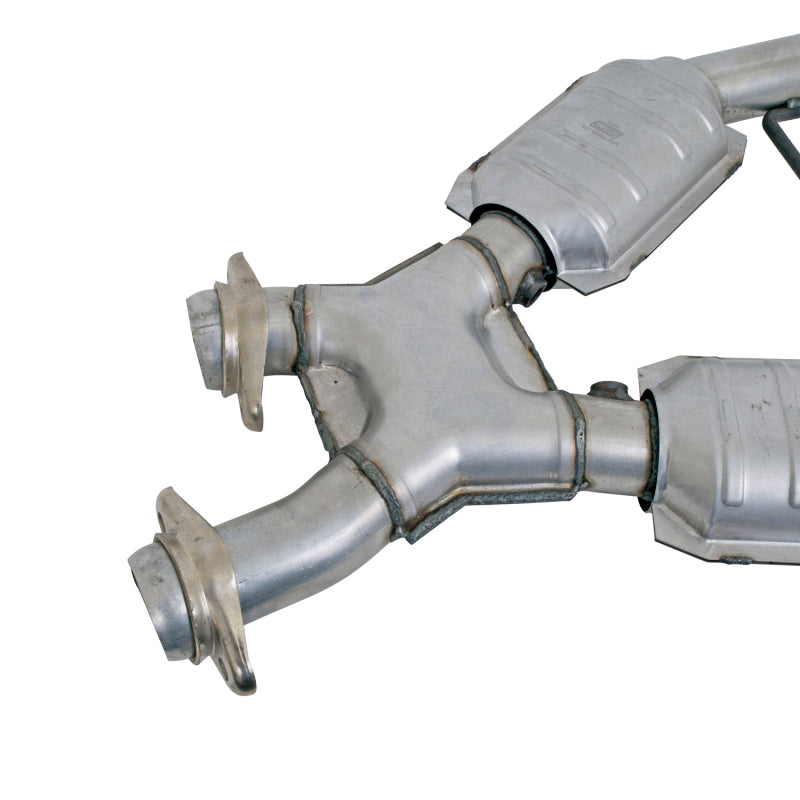 BBK 96-98 Mustang 4.6 GT High Flow X Pipe With Catalytic Converters - 2-1/2 BBK 96-98 Mustang 4.6 GT High Flow X Pipe With Catalytic Converters - 2-1/2