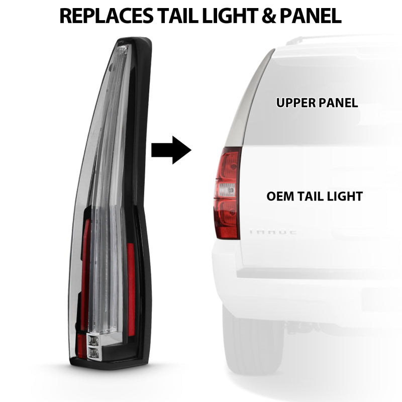 ANZO 2007-2014 Chevrolet TahOE Led Taillights Red/Clear ANZO 2007-2014 Chevrolet TahOE Led Taillights Red/Clear