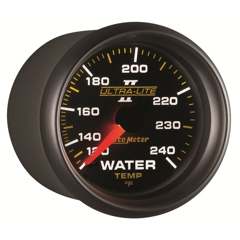 Autometer Ultra-Lite II 52mm 120-240 Deg F Mechanical Water Temp Gauge Autometer Ultra-Lite II 52mm 120-240 Deg F Mechanical Water Temp Gauge