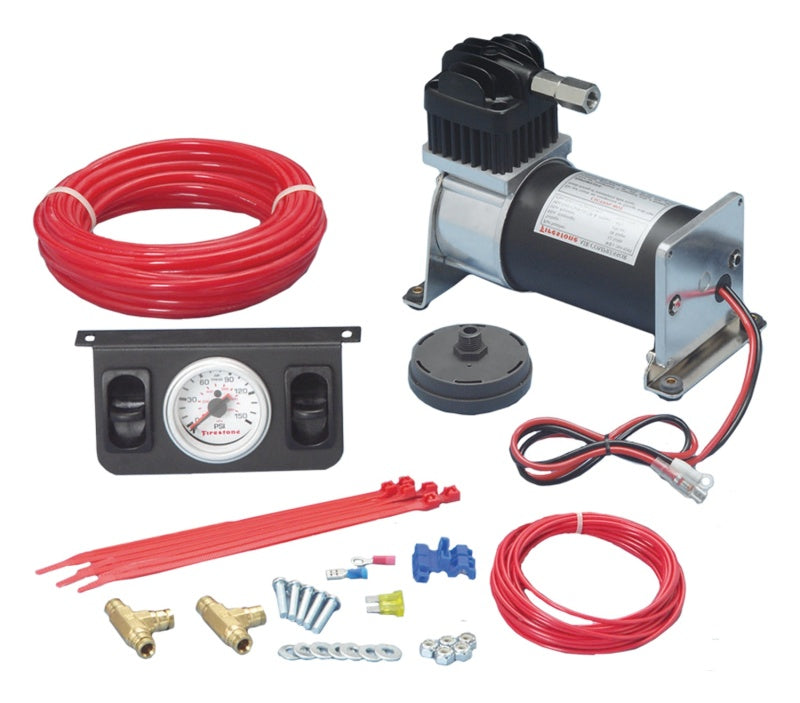 Firestone Air-Rite Air Command II Heavy Duty Air Compressor System w/Dual Analog Gauge (WR17602219) Firestone Air-Rite Air Command II Heavy Duty Air Compressor System w/Dual Analog Gauge (WR17602219)