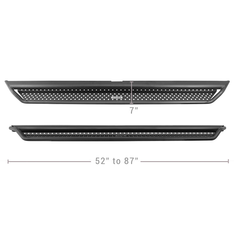 Go Rhino 2021+ Ford Bronco Dominator Extreme D1 Side Steps w/Brackets - Textured Black Go Rhino 2021+ Ford Bronco Dominator Extreme D1 Side Steps w/Brackets - Textured Black