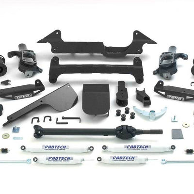 Fabtech 03-05 Hummer H2 Suv/Sut 4WD w/Rr Air Bags 6in Perf Sys w/Perf Shks