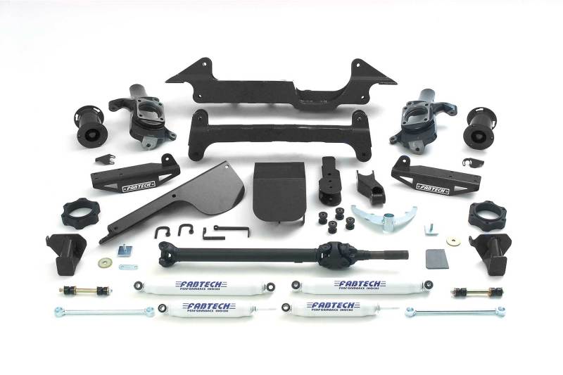 Fabtech 03-05 Hummer H2 Suv/Sut 4WD w/Rr Air Bags 6in Perf Sys w/Perf Shks Fabtech 03-05 Hummer H2 Suv/Sut 4WD w/Rr Air Bags 6in Perf Sys w/Perf Shks