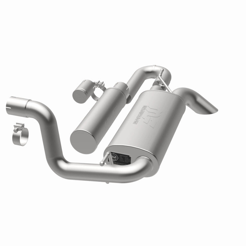 MagnaFlow 18-23 Jeep Wrangler JL 2.0L/3.6L Overland Series Axle-Back Exhaust MagnaFlow 18-23 Jeep Wrangler JL 2.0L/3.6L Overland Series Axle-Back Exhaust