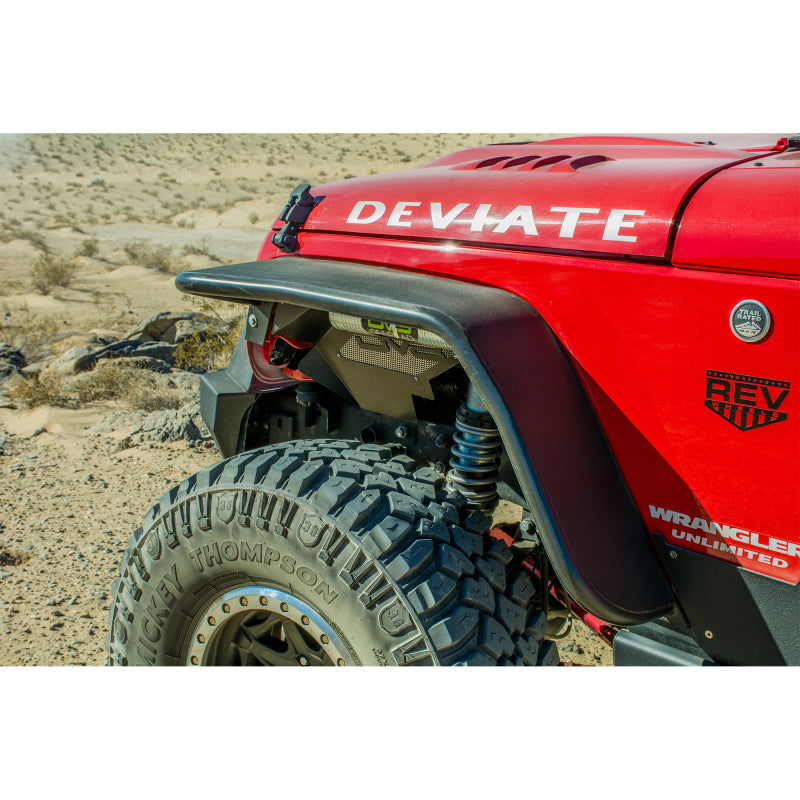 DV8 Offroad 07-18 Jeep Wrangler JK Front & Rear Flat Tube Fenders DV8 Offroad 07-18 Jeep Wrangler JK Front & Rear Flat Tube Fenders