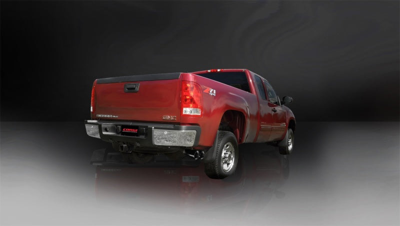 Corsa 11-12 Chevrolet Silverado Crew Cab/Std. Bed 2500 6.0L V8 Black Sport Cat-Back Exhaust Corsa 11-12 Chevrolet Silverado Crew Cab/Std. Bed 2500 6.0L V8 Black Sport Cat-Back Exhaust