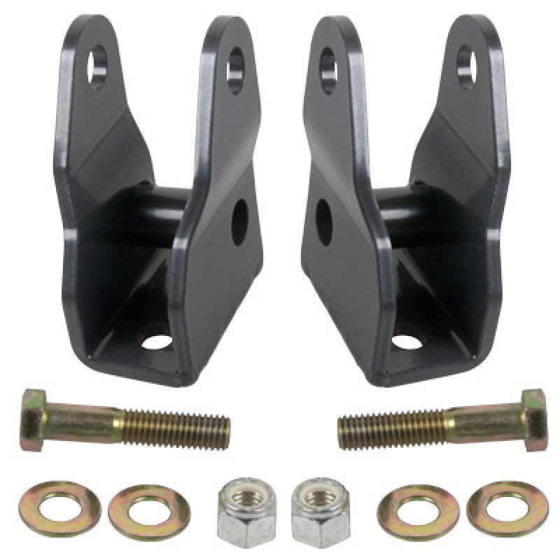 Synergy 07-18 JeepWrangler JK/JKU Front Lower Shock Extension Brackets Synergy 07-18 JeepWrangler JK/JKU Front Lower Shock Extension Brackets