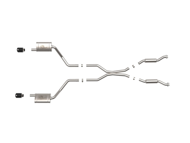 aFe 11-21 Dodge Durango V6-3.6L / V8-5.7L MACH Force-Xp 304 SS Cat-Back Exhaust System w/ Black Tip aFe 11-21 Dodge Durango V6-3.6L / V8-5.7L MACH Force-Xp 304 SS Cat-Back Exhaust System w/ Black Tip