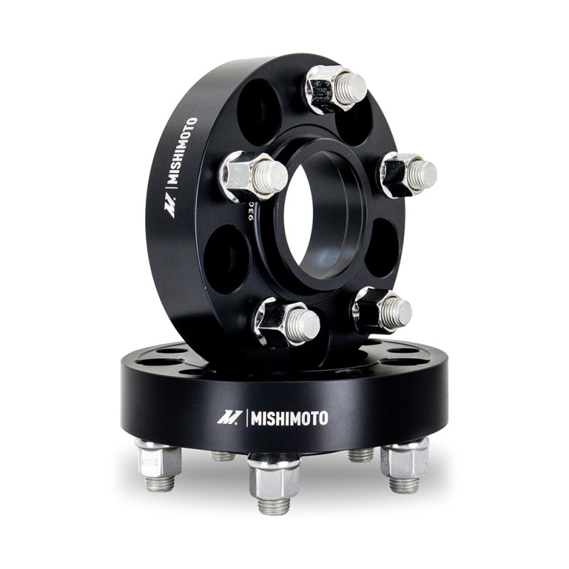 Mishimoto Wheel Spacers - 5x114.3 - 67.1 - 25 - M12 - Black Mishimoto Wheel Spacers - 5x114.3 - 67.1 - 25 - M12 - Black