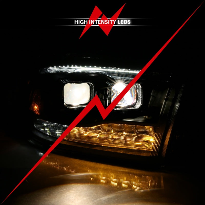 ANZO 2009-2018 Dodge Ram 1500 Projector H.L. Switchback Chrome Amber ANZO 2009-2018 Dodge Ram 1500 Projector H.L. Switchback Chrome Amber