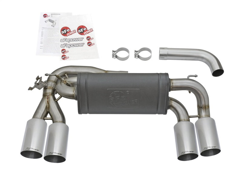 aFe MACHForce XP 3in - 2 1/2in Axle Back 304SS Exhaust w/ Polished Tips 16-17 BMW M2 (f87) aFe MACHForce XP 3in - 2 1/2in Axle Back 304SS Exhaust w/ Polished Tips 16-17 BMW M2 (f87)