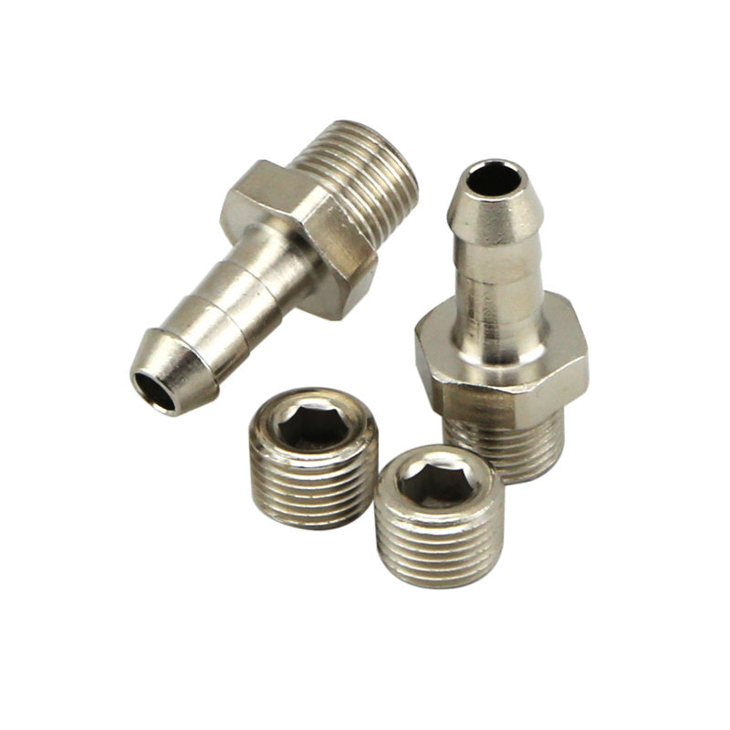 Turbosmart 1/8in NPT 6mm Hose Tail Fittings and Blanks Turbosmart 1/8in NPT 6mm Hose Tail Fittings and Blanks