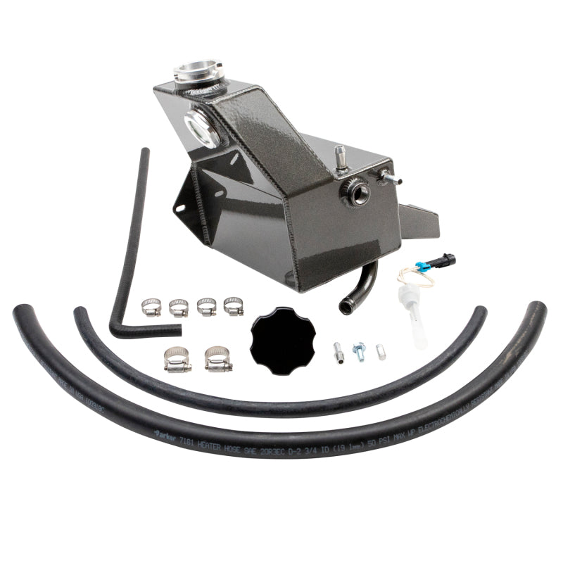 Wehrli 13-18 Dodge 6.7L Cummins OEM Placement Coolant Tank Kit - WCFab Grey Wehrli 13-18 Dodge 6.7L Cummins OEM Placement Coolant Tank Kit - WCFab Grey