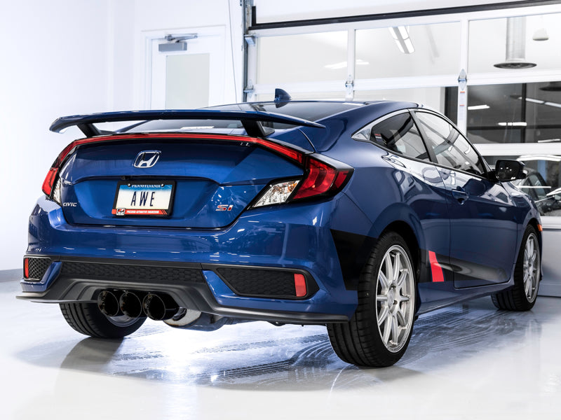 AWE Tuning 2016+ Honda Civic Si Touring Edition Exhaust w/Front Pipe & Dual Diamond Black Tips AWE Tuning 2016+ Honda Civic Si Touring Edition Exhaust w/Front Pipe & Dual Diamond Black Tips