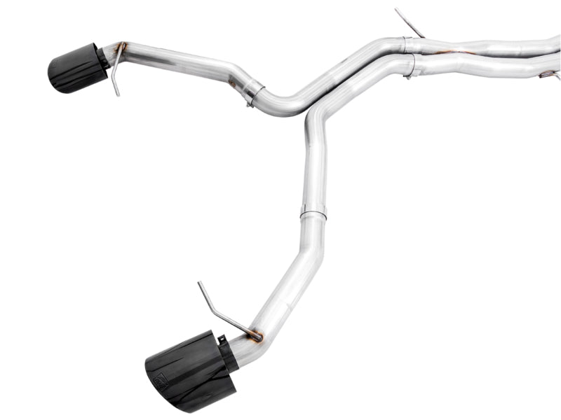 AWE Tuning Audi B9 RS5 Sportback Track Edition Exhaust- Non Resonated - Diamond Black RS-Style Tips AWE Tuning Audi B9 RS5 Sportback Track Edition Exhaust- Non Resonated - Diamond Black RS-Style Tips