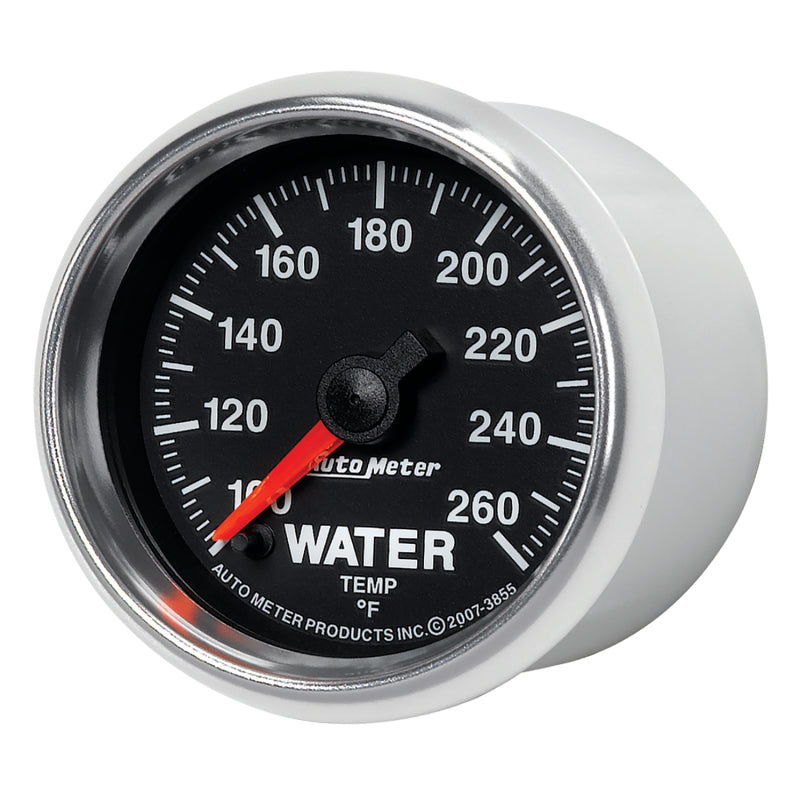 Autometer GS 100-260 degree Electronic Water Temperature Gauge Autometer GS 100-260 degree Electronic Water Temperature Gauge