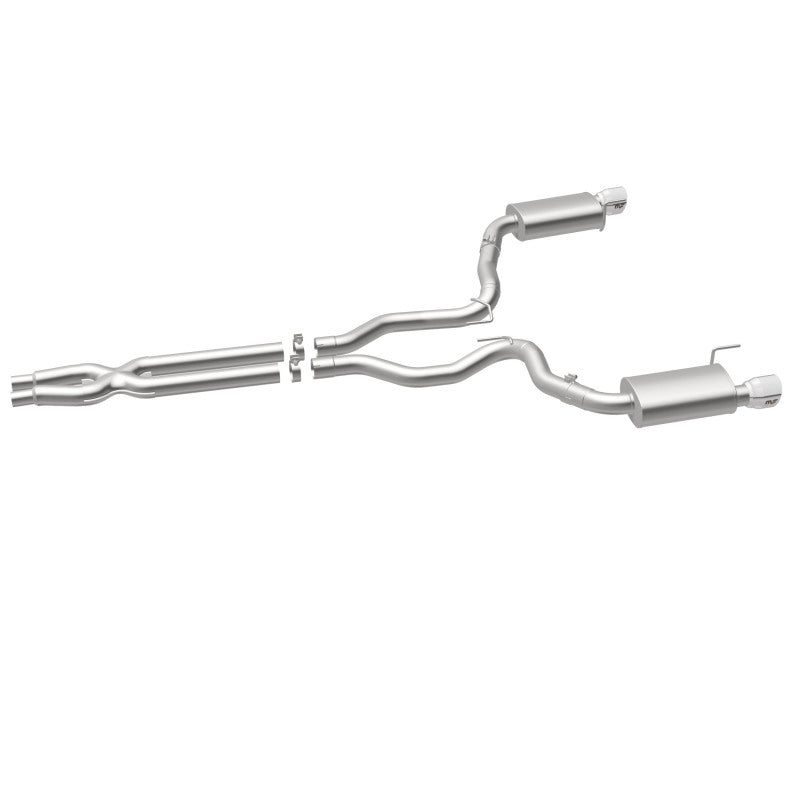 MagnaFlow Cat Back, SS, 3in, Street, Dual Split Polished 4.5in Tips 2015 Ford Mustang GT V8 5.0L MagnaFlow Cat Back, SS, 3in, Street, Dual Split Polished 4.5in Tips 2015 Ford Mustang GT V8 5.0L