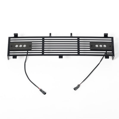 Putco 11-16 Ford SuperDuty - SS Black Bar Design w/ Qty 2 - 6in Light bars Bumper Grille Inserts