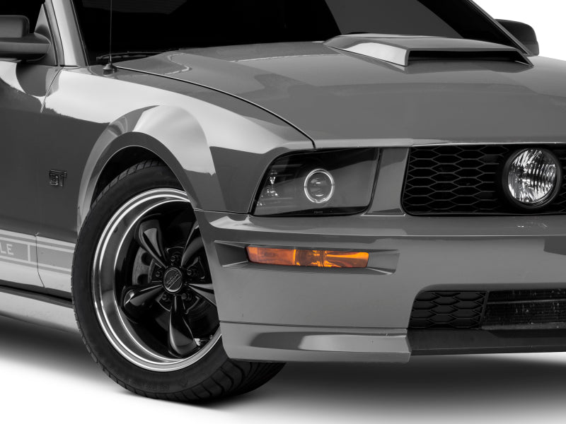 Raxiom 05-09 Ford Mustang Halogen 2010 Style LED Halo Headlights-Blk Hsng(Clear Lens/Excludes GT500) Raxiom 05-09 Ford Mustang Halogen 2010 Style LED Halo Headlights-Blk Hsng(Clear Lens/Excludes GT500)