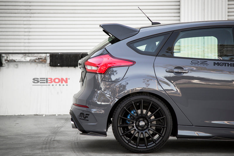Seibon 2015-2017 Ford Focus ST/RS Hatchback Carbon Fiber Rear Spoiler (3rd Brake Light Not Included) Seibon 2015-2017 Ford Focus ST/RS Hatchback Carbon Fiber Rear Spoiler (3rd Brake Light Not Included)