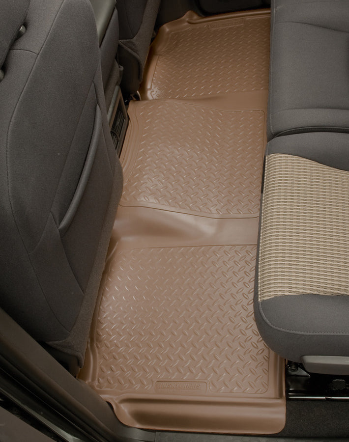 Husky Liners 00-02 Ford F-150 Super Crew Cab Classic Style 2nd Row Tan Floor Liners Husky Liners 00-02 Ford F-150 Super Crew Cab Classic Style 2nd Row Tan Floor Liners