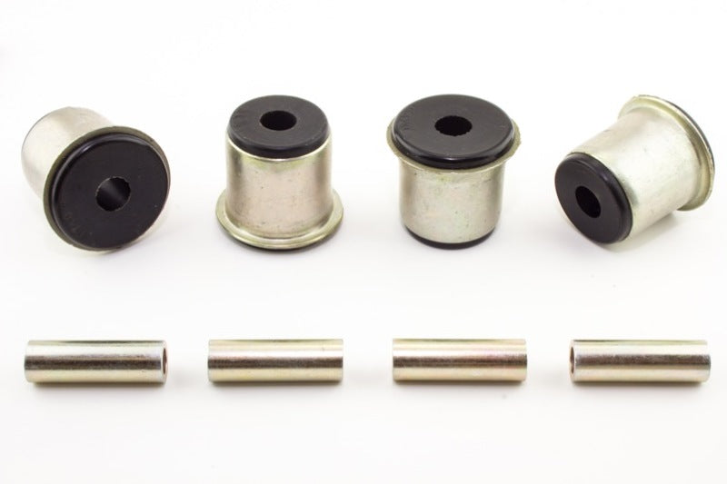 Whiteline Plus 84-01 Jeep Cherokee/93-98 Gr Cherokee/97-06 Wrangler TJ Fr Trailing Arm-Upper Bushing Whiteline Plus 84-01 Jeep Cherokee/93-98 Gr Cherokee/97-06 Wrangler TJ Fr Trailing Arm-Upper Bushing