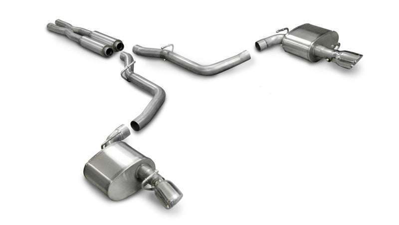 Corsa 2005-2010 Dodge Charger No Towing Hitch SRT-8 6.1L V8 Polished Xtreme Cat-Back Exhaust Corsa 2005-2010 Dodge Charger No Towing Hitch SRT-8 6.1L V8 Polished Xtreme Cat-Back Exhaust