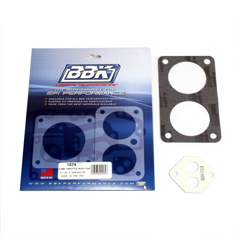 BBK 87-03 Ford F Series Truck Twin 61mm Throttle Body Gasket Kit BBK 87-03 Ford F Series Truck Twin 61mm Throttle Body Gasket Kit