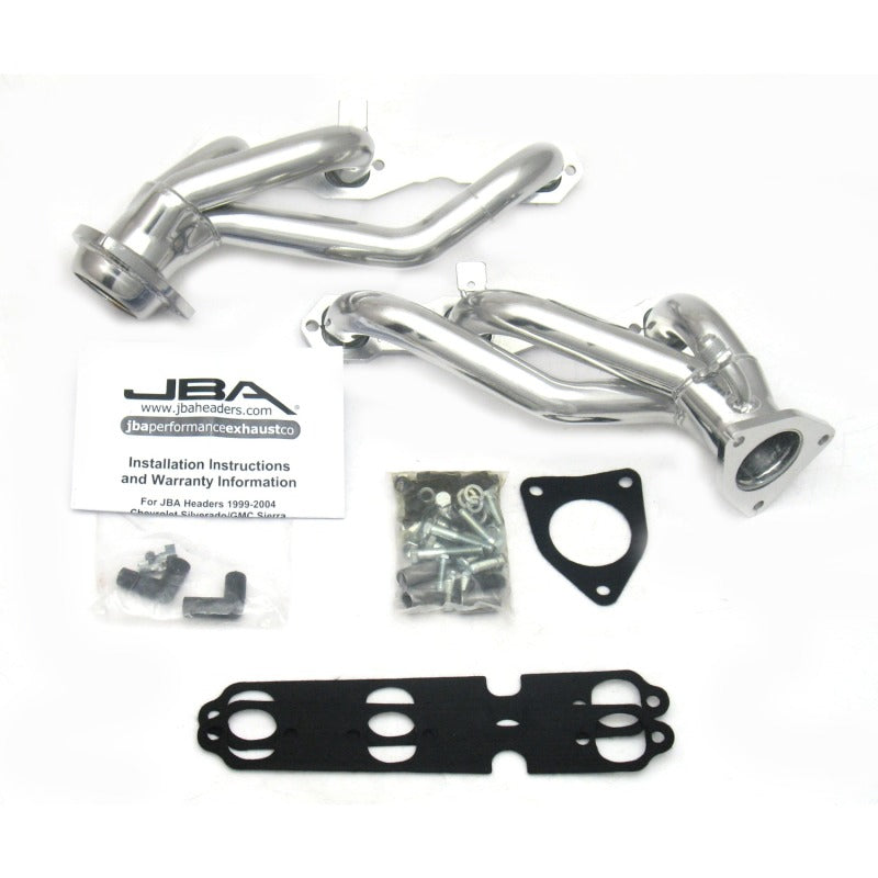 JBA 99-02 GM Truck 4.3L V6 w/o A.I.R. Injection 1-1/2in Primary Silver Ctd Cat4Ward Header JBA 99-02 GM Truck 4.3L V6 w/o A.I.R. Injection 1-1/2in Primary Silver Ctd Cat4Ward Header