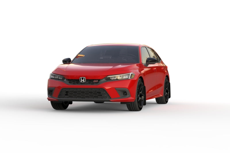 Rally Armor 22-25 Honda Civic/Civic Si/Sport Black UR Mud Flap w/Red Logo Rally Armor 22-25 Honda Civic/Civic Si/Sport Black UR Mud Flap w/Red Logo