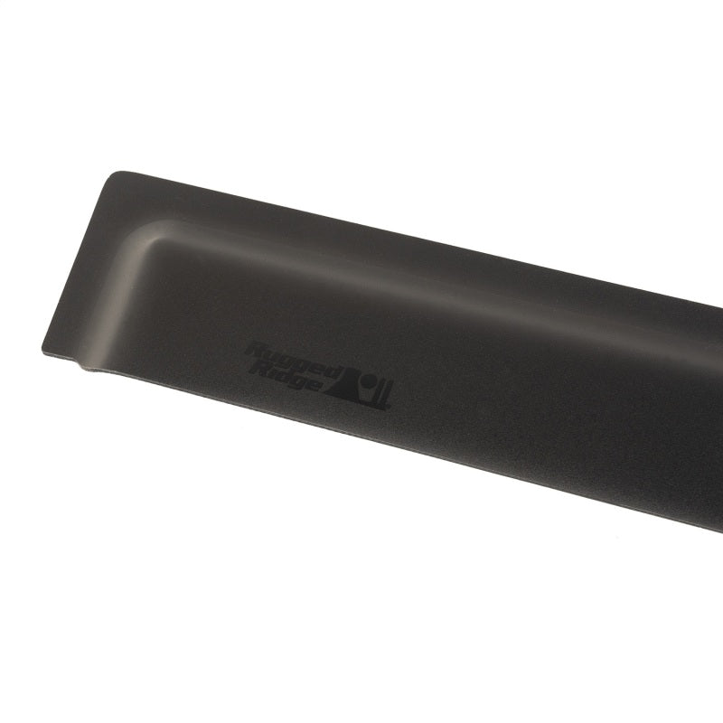 Rugged Ridge Window Visors Matte Black 18-19 2-Door Jeep Wrangler Rugged Ridge Window Visors Matte Black 18-19 2-Door Jeep Wrangler